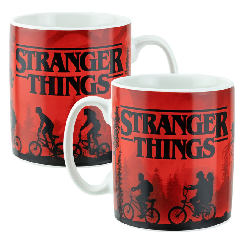 Stranger Things XL hrnek se samolepkou 500 ml