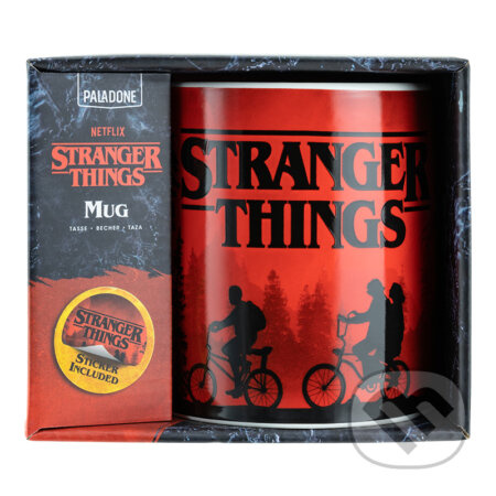 Stranger Things XL hrnek se samolepkou 500 ml