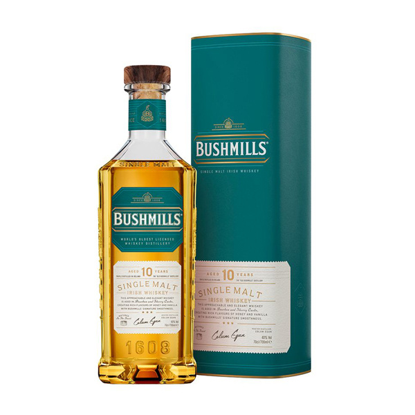 Bushmills Single Malt Irish Whiskey 40% obj., dárkové balení