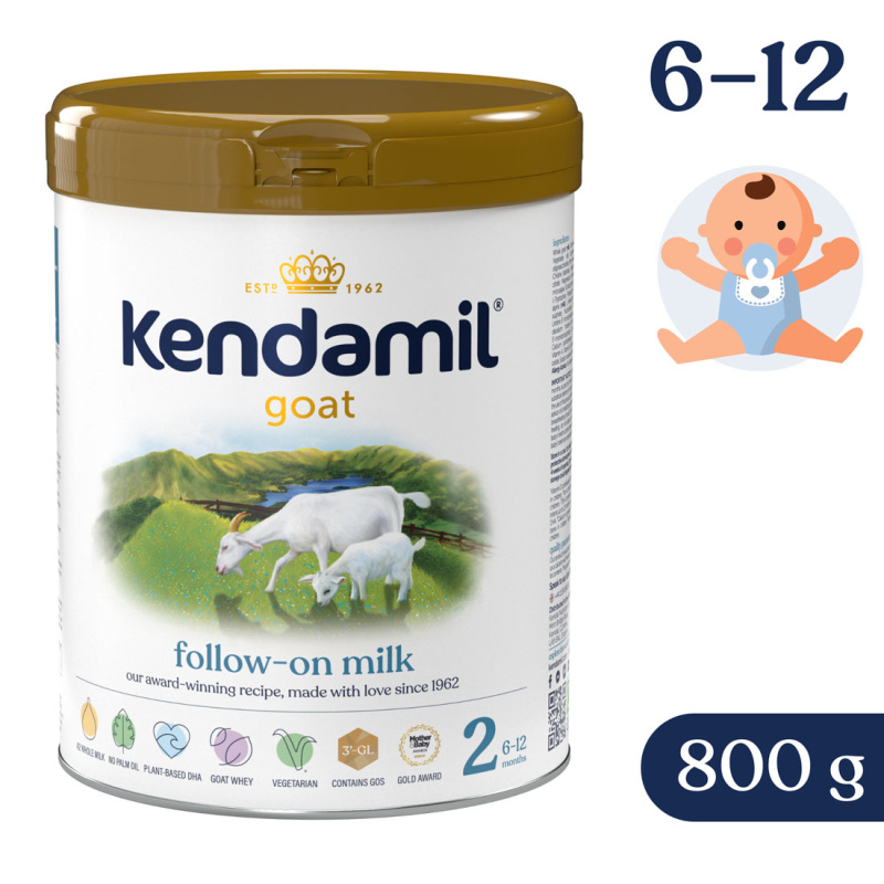 Kendamil pokračovací kozí mléko 2 DHA+ 800 g