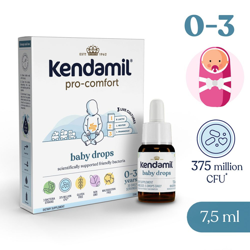 KENDAMIL Pro-comfort kapky pro děti 7,5 ml