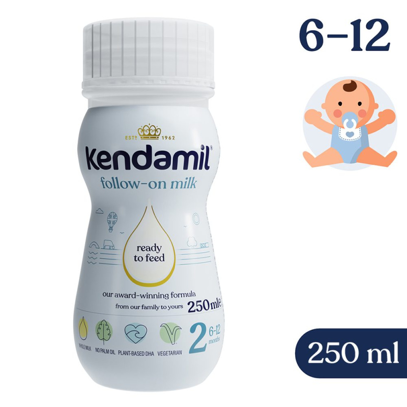 KENDAMIL 2 Tekuté pokračovací mléko 250 ml