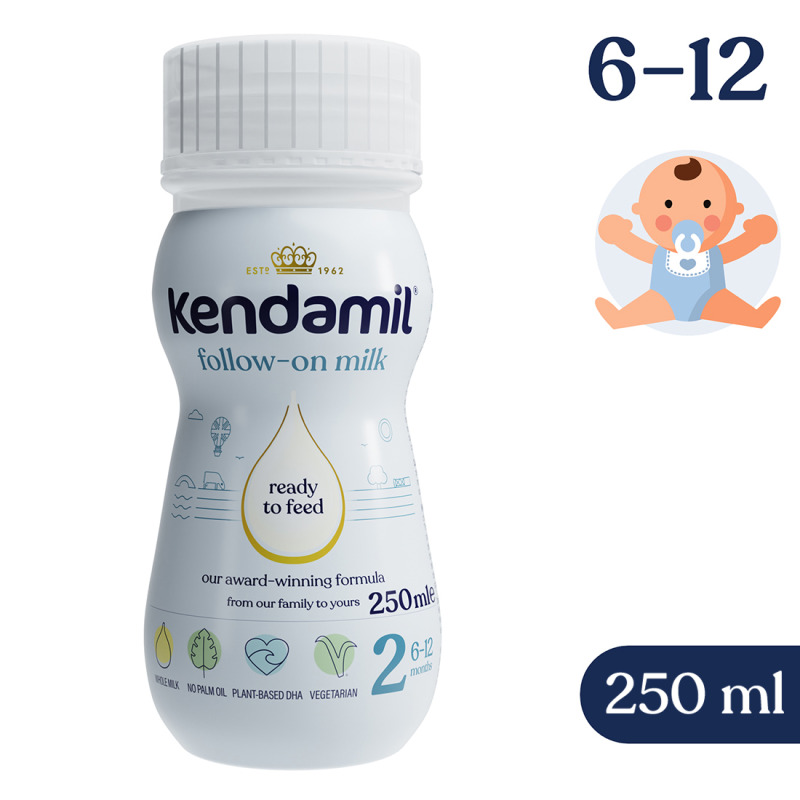 KENDAMIL 2 Tekuté pokračovací mléko 250 ml