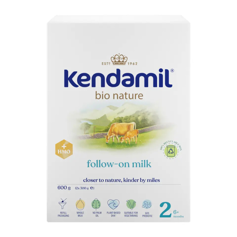KENDAMIL 2 Nature HMO+ pokračovací kojenecké mléko BIO 600 g