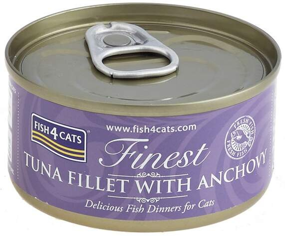 FISH4CATS Finest tuňák se ančovičkami konzerva pro kočky 70 g