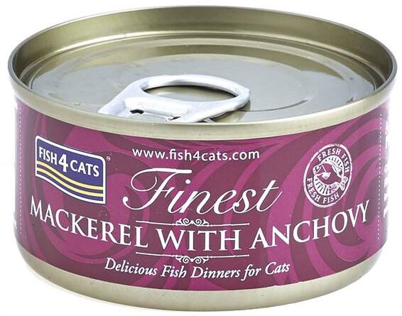 Fish4Cats Finest konzerva pro kočky makrela s ančovičkami