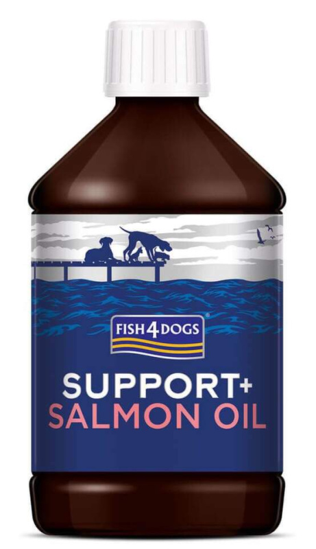 FISH4DOGS Lososový olej pro psy Support+ 500 ml