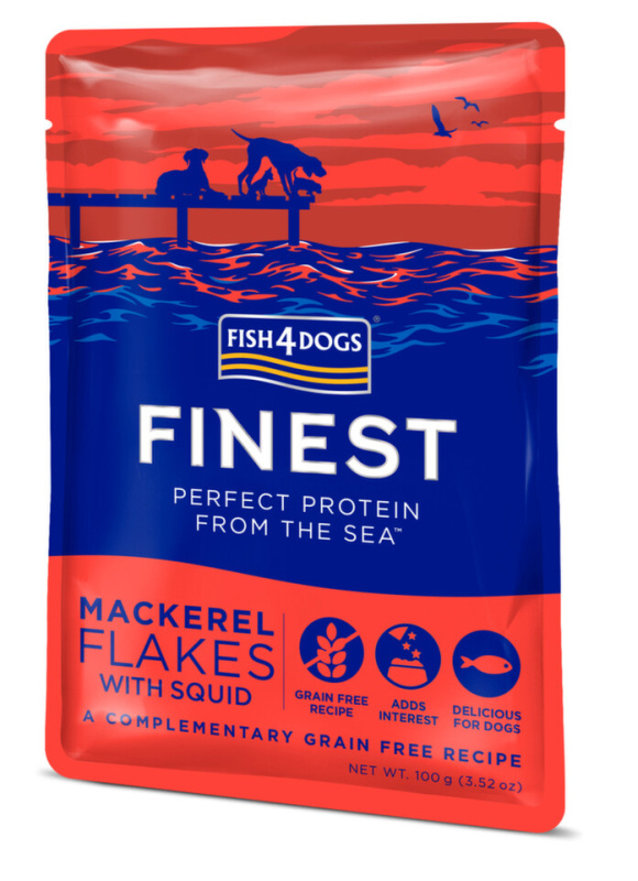 FISH4DOGS Finest makrela s olihní kapsička pro psy 100 g