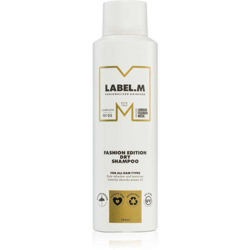 label.m Fashion Edition suchý šampon pro blond vlasy 200 ml
