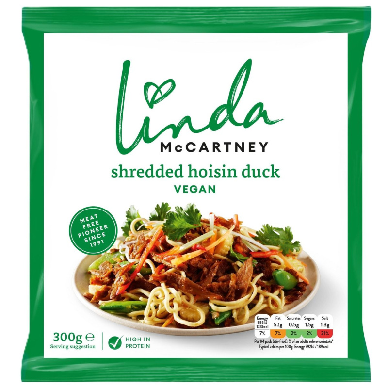 Linda McCartney's Vegetariánské hoisin drcené (mražené)