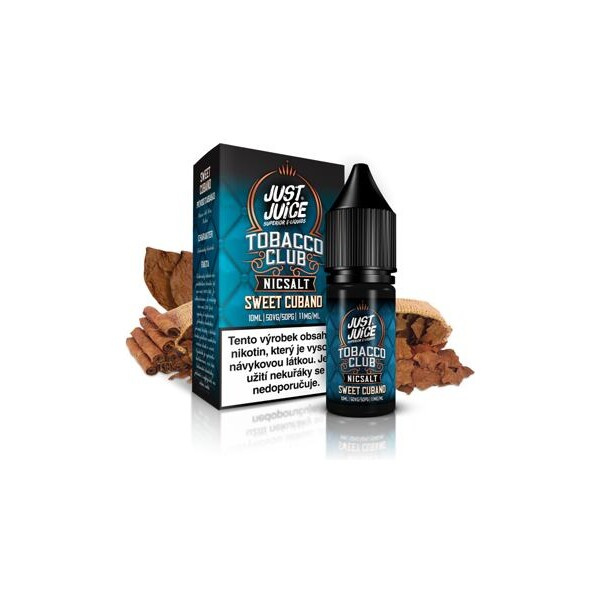 Just Juice Salt Kubánský doutníkový tabák 10ml (20mg)