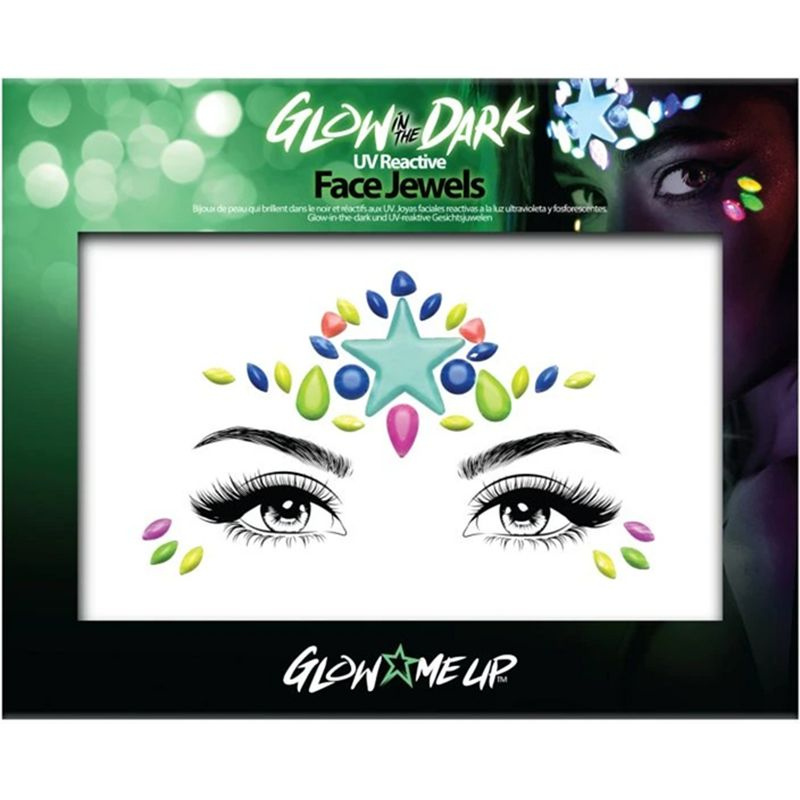 PaintGlow - Samolepící kamínky, Glow UV hvězda