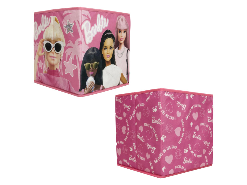 Barbie Úložný box, 30 x 30 x 30 cm, 2 kusy (růžová)