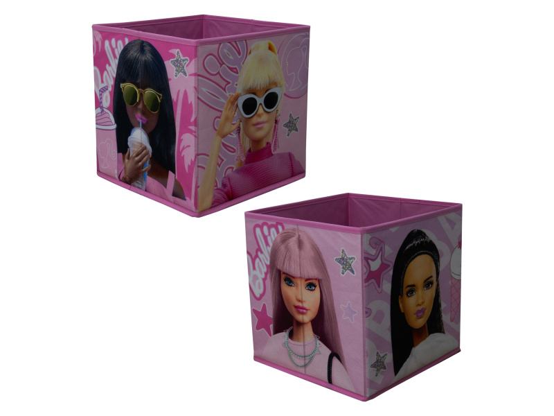 Barbie Úložný box, 30 x 30 x 30 cm, 2 kusy (světle růžová)
