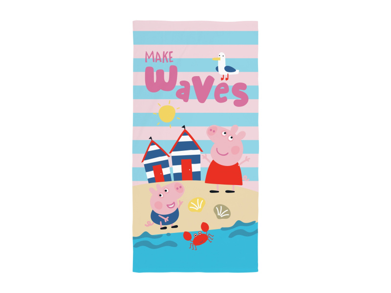 Plážová osuška Bluey / Prasátko Peppa (Prasátko Peppa)