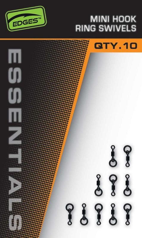 Fox obratlíky edges essentials mini hook ring swivels