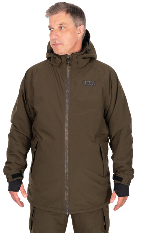 Fox bunda khaki sherpa tec jacket - s