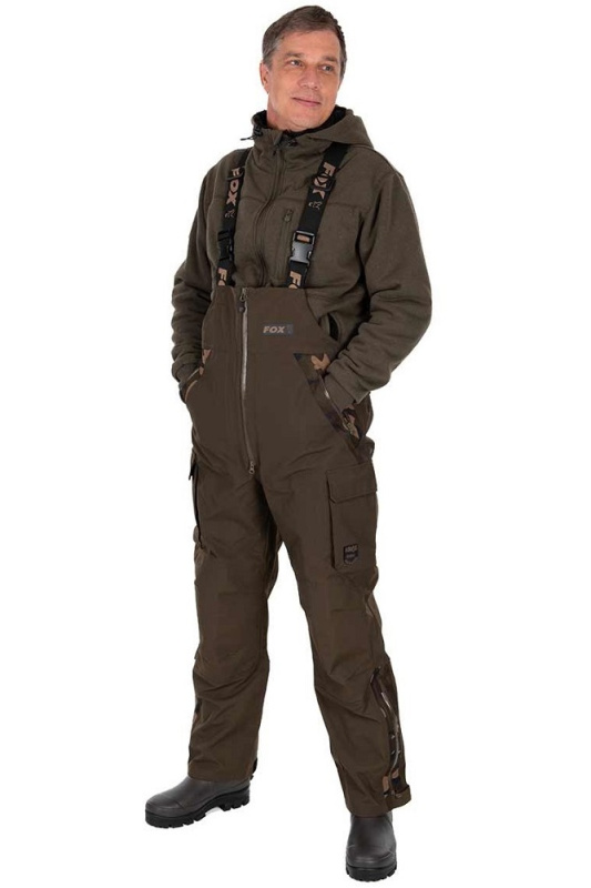 Fox kalhoty rs25k khaki salopettes - xl