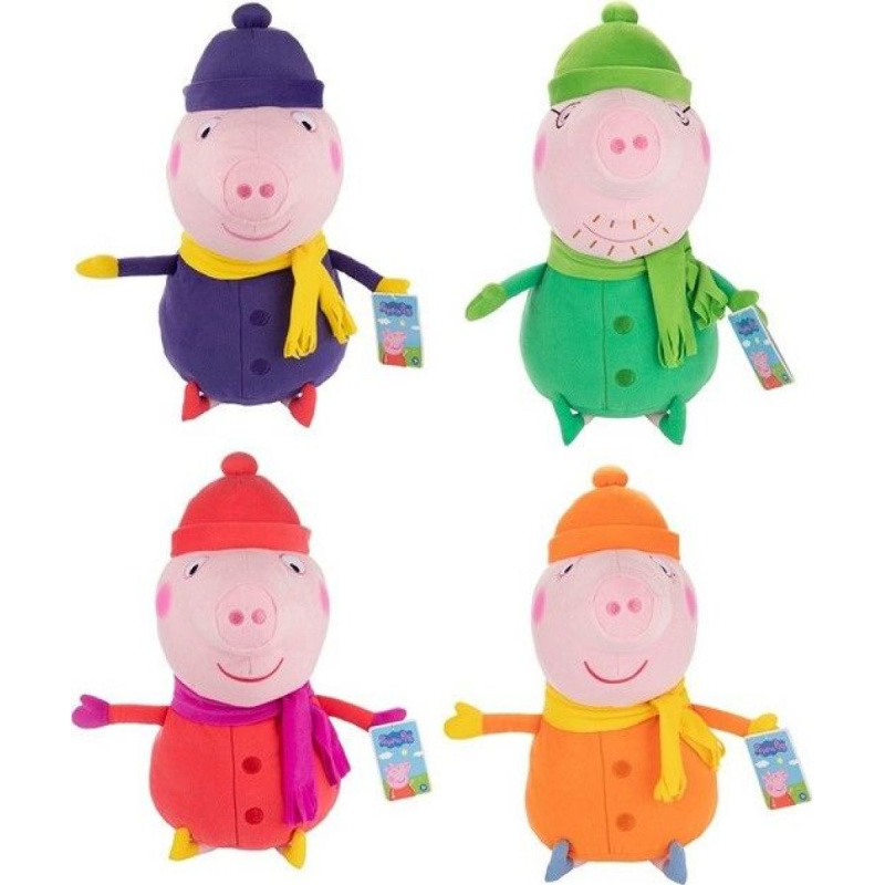 Alltoys Prasátko Peppa v zimním oblečení 50 cm