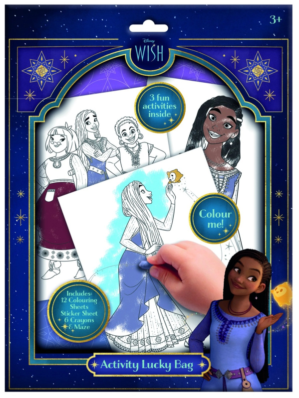 Omalovánky a samolepky Disney Wish