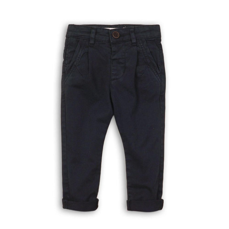 Kalhoty chlapecké Chino, Minoti, FORMAL 4, černá - 80/86 | 12-18m