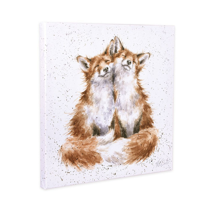 Wrendale Designs Obraz Wrendale Designs "Contentment", 20x20 cm - Lišky