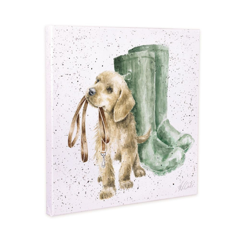 Wrendale Designs Obraz Wrendale Designs "Hopeful", 20x20 cm - Labrador