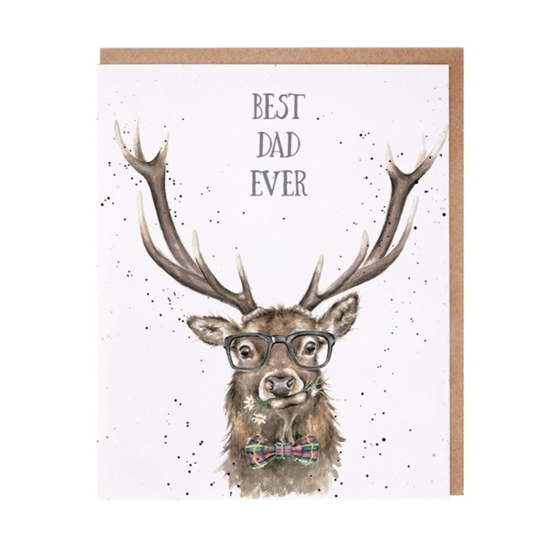 Wrendale Designs Přání Wrendale Designs "Best Dad Ever" - Pro tatínka