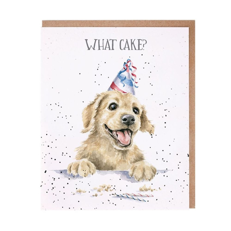 Wrendale Designs Narozeninové přání Wrendale Designs "What Cake?" - Pejsek