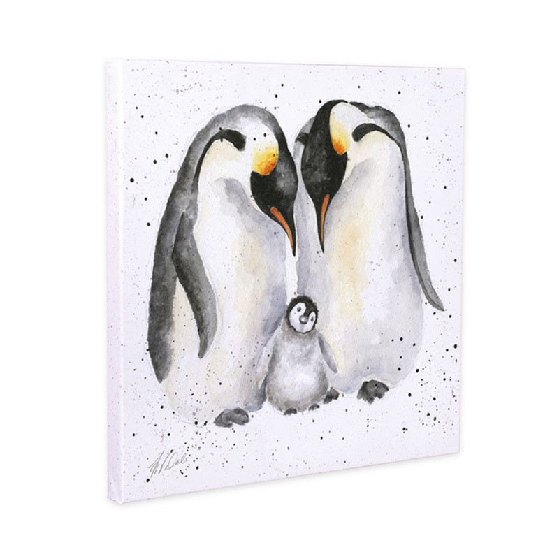 Wrendale Designs Obraz Wrendale Designs "The Emperor's New Chick", 20x20 cm - Tučnáci