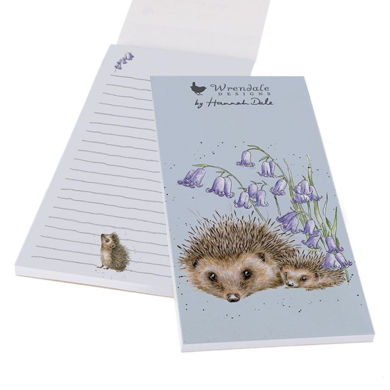 Wrendale Designs Nákupní seznam s magnetem Wrendale Designs "Love and Hedgehugs" - Ježci