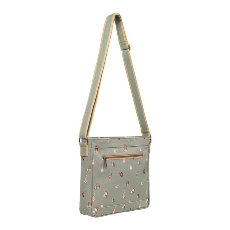 Wrendale Designs Crossbody kabelka Wrendale Designs "Woodlanders" - Lesní zvířata