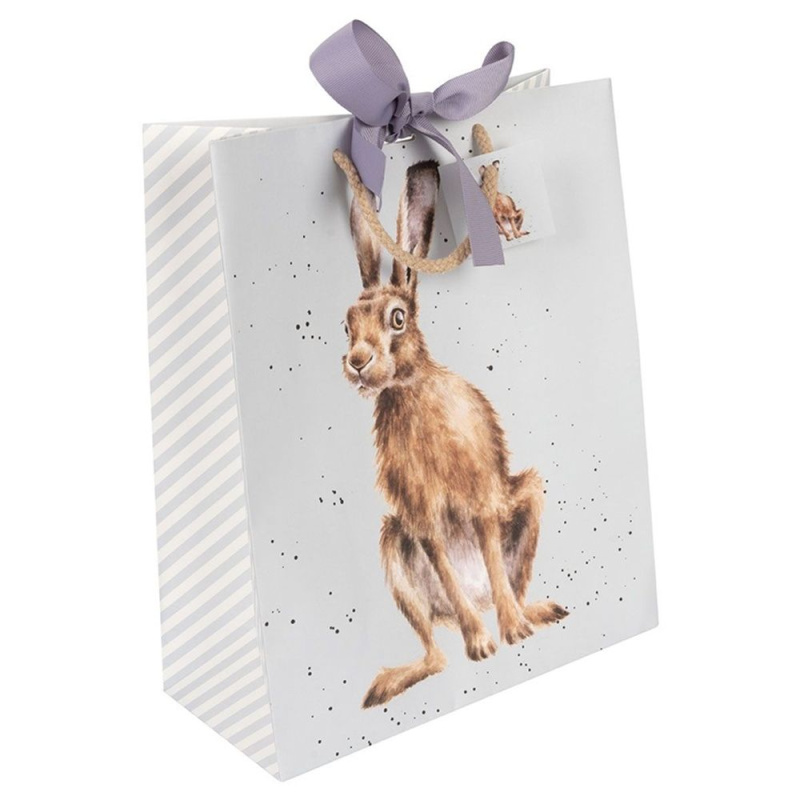 Wrendale Designs Dárková taška Wrendale Designs "New Hare", velká - Zajíc