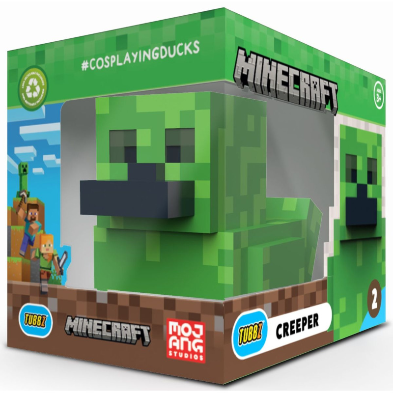 Tubbz kachnička Minecraft Creeper sběratelská figurka