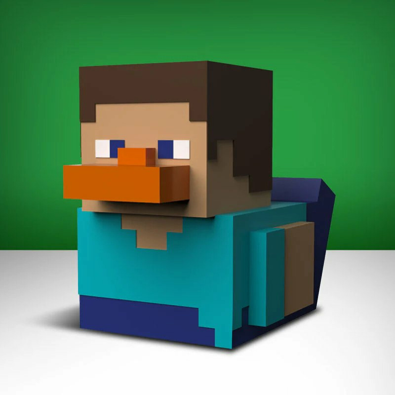 Tubbz kachnička Minecraft Steve