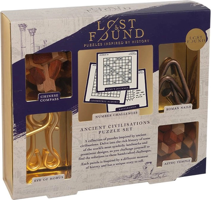 Hlavolam Starověká Civilizace 5v1 od Professor Puzzle
