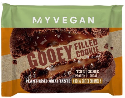 Myprotein Vegan Gooey Filled Cookie 75 g - čokoláda/slaný karamel