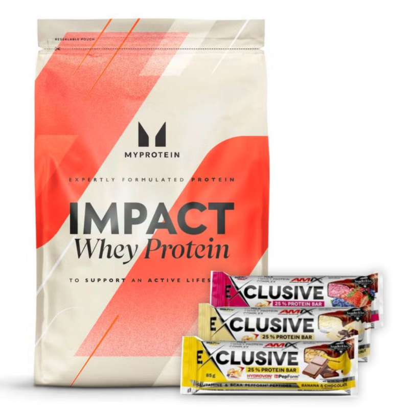 MyProtein Impact Whey Protein 2500 g Příchuť: Vanilka/Malina