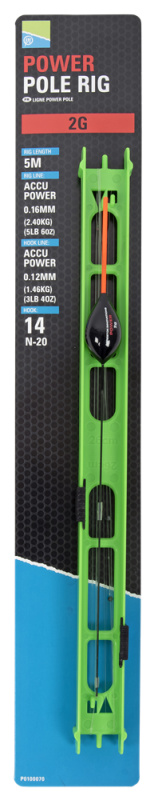 Preston innovations navázaná udička power pole rig - 0,75 g