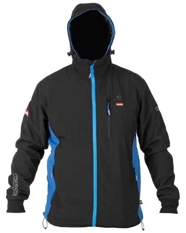 Preston innovations vyhřívaná bunda thermatech heated softshell - m