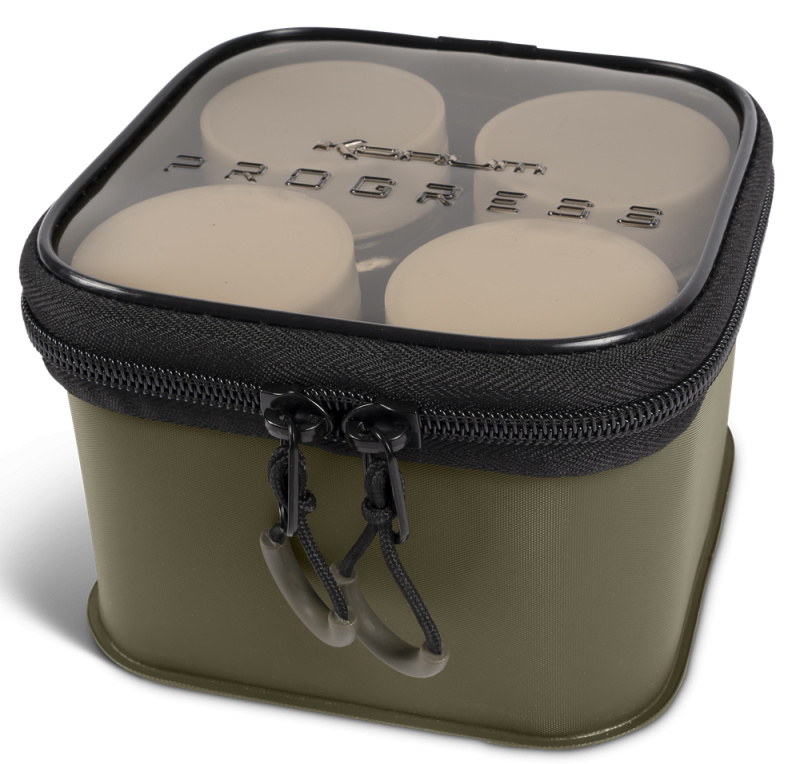 Korum pouzdro progress eva hookbait pouch 4 tub