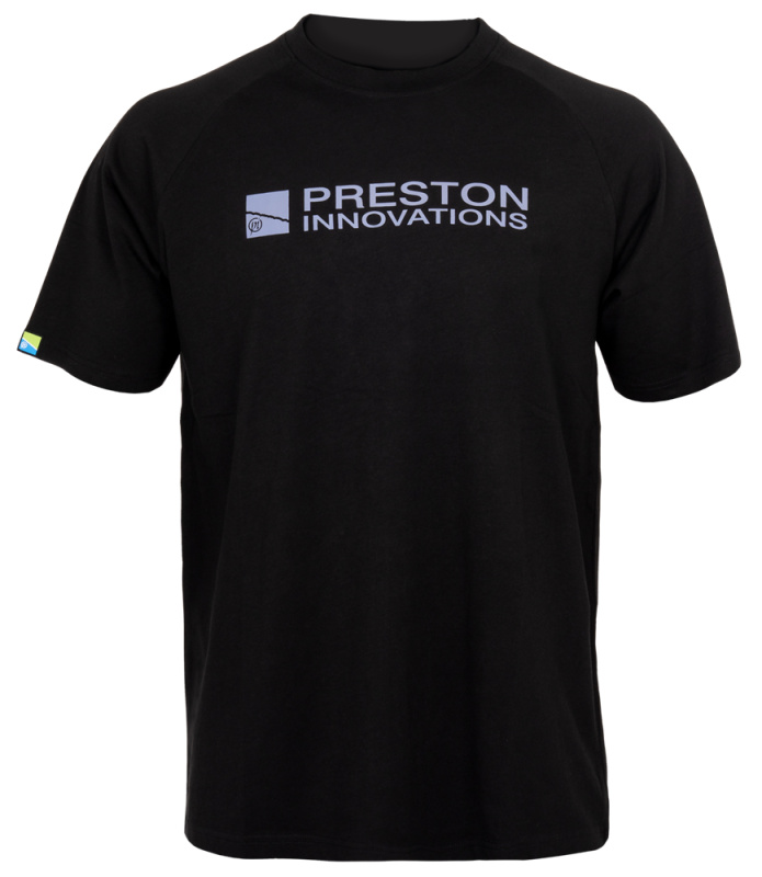 Preston innovations tričko lightweight black raglan t-shirt - m
