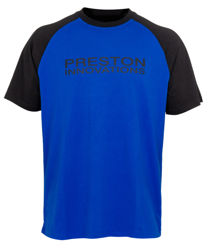 Preston innovations tričko lightweight blue raglan t-shirt - s