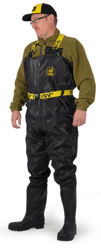 Black cat prsačky booted waders - 43