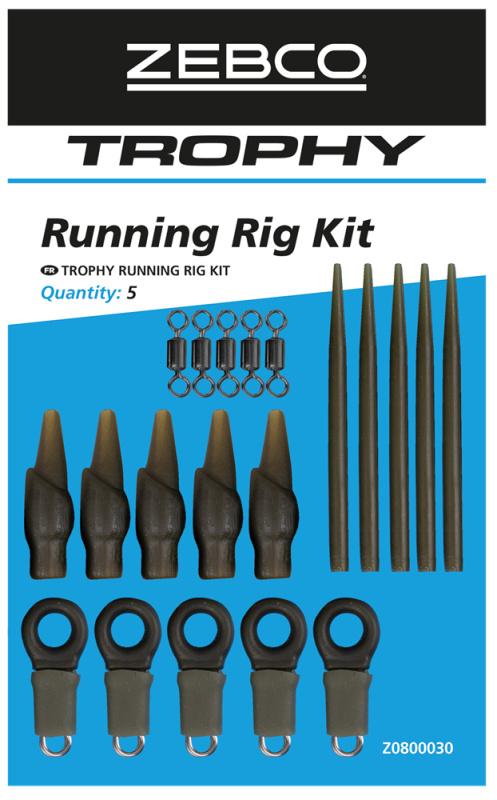 Zebco závěsky trophy running rig kit 5 ks