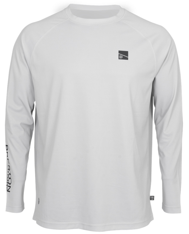 Preston innovations triko grey performance sun shirt upf-40 - m