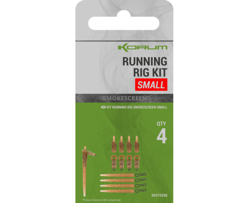 Korum montáž smokescreen running rig kit - large