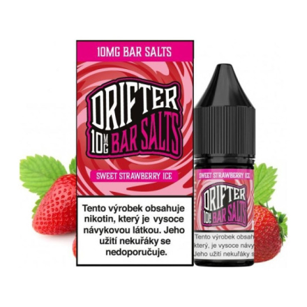 Liquid Drifter Bar Salts Sweet Strawberry Ice 10ml (10mg)