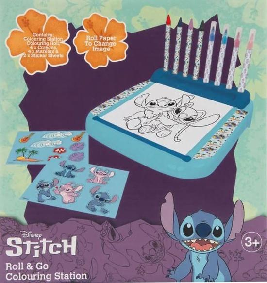 Lilo a Stitch stojan s omalovánkami a barvami