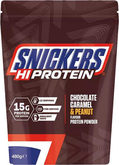 Mars Protein Snickers HiProtein Powder 455 g - čokoláda caramel & arašídy